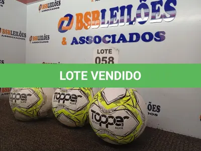 LOTE 058 - 03 - BOLAS SOCIETY (NO ESTADO, NÃO SABEMOS SE FUNCIONA. LEILÃO NÃO TEM GARANTIA E NEM DEVOLUÇÃO, SUJEITO A POSSÍVEIS AVARIAS VISÍVEIS/OCULTAS E/OU AUSÊNCIA DE COMPONENTES)