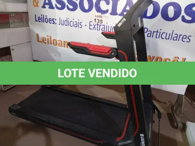 LOTE 135 - 01 - ESTEIRA ERGOMÉTRICA DOBRÁVEL - GENIS - GT 2000 220V (NO ESTADO, NÃO SABEMOS SE FUNCIONA. LEILÃO NÃO TEM GARANTIA E NEM DEVOLUÇÃO, SUJEITO A POSSÍVEIS AVARIAS VISÍVEIS/OCULTAS E/OU AUSÊNCIA DE COMPONENTES)