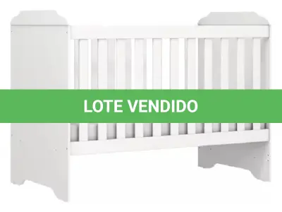 LOTE 074 - 01 -BERÇO AMERICANO BRANCO MEL (NO ESTADO, NÃO SABEMOS SE FUNCIONA. LEILÃO NÃO TEM GARANTIA E NEM DEVOLUÇÃO, SUJEITO A POSSÍVEIS AVARIAS VISÍVEIS/OCULTAS E/OU AUSÊNCIA DE COMPONENTES)