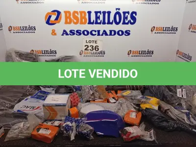 LOTE 236 - APROXIMADO 70 ITENS PARA MOTOS DIVERSOS (NO ESTADO, NÃO SABEMOS SE FUNCIONA. LEILÃO NÃO TEM GARANTIA E NEM DEVOLUÇÃO, SUJEITO A POSSÍVEIS AVARIAS VISÍVEIS/OCULTAS E/OU AUSÊNCIA DE COMPONENTES)