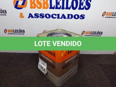 LOTE 100 - 01 LATA DE TINTA TEXTURATTO PREMIUM EFEITO RÚSTICO INTERIOR/EXTERIOR SUVINIL 25KG. (NO ESTADO) ATENÇÃO! FAZER A VISITAÇÃO ANTES DE ARREMATAR, NÃO SABEMOS SE FUNCIONA. LEILÃO NÃO TEM GARANTIA E NEM DEVOLUÇÃO, SUJEITO A POSSÍVEIS AVARIAS VISÍVEIS/OCULTAS E/OU AUSÊNCIA DE COMPONENTES.