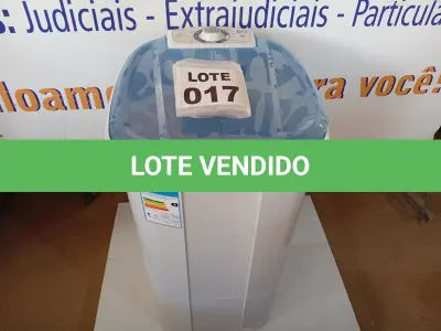 LOTE 017 - 01 - TANQUINHO NEWMAQ 10KG 110V (NO ESTADO, NÃO SABEMOS SE FUNCIONA. LEILÃO NÃO TEM GARANTIA E NEM DEVOLUÇÃO, SUJEITO A POSSÍVEIS AVARIAS VISÍVEIS/OCULTAS E/OU AUSÊNCIA DE COMPONENTES)