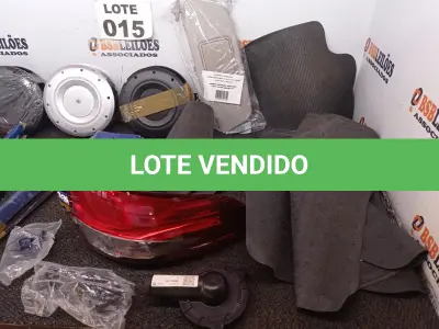LOTE 015 - 27 – ITENS PARA CARROS (NO ESTADO, NÃO SABEMOS SE FUNCIONA. LEILÃO NÃO TEM GARANTIA E NEM DEVOLUÇÃO, SUJEITO A POSSÍVEIS AVARIAS VISÍVEIS/OCULTAS E/OU AUSÊNCIA DE COMPONENTES)