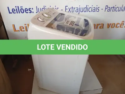 LOTE 209 - 01 - MÁQUINA DE LAVAR CONSUL 12KG 110V (NO ESTADO, NÃO SABEMOS SE FUNCIONA. LEILÃO NÃO TEM GARANTIA E NEM DEVOLUÇÃO, SUJEITO A POSSÍVEIS AVARIAS VISÍVEIS/OCULTAS E/OU AUSÊNCIA DE COMPONENTES)