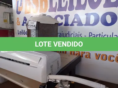 LOTE 170 - 01 CONDENSADORA E 01 VAPORIZADORA MARCA ELECTROLUX. (NO ESTADO) ATENÇÃO! FAZER A VISITAÇÃO ANTES DE ARREMATAR, NÃO SABEMOS SE FUNCIONA. LEILÃO NÃO TEM GARANTIA E NEM DEVOLUÇÃO, SUJEITO A POSSÍVEIS AVARIAS VISÍVEIS/OCULTAS E/OU AUSÊNCIA DE COMPONENTES.
