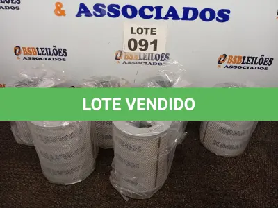 LOTE 091 - 06 - FILTROS HIDRÁULICO KOMATSU 207-60-71182 (NO ESTADO, NÃO SABEMOS SE FUNCIONA. LEILÃO NÃO TEM GARANTIA E NEM DEVOLUÇÃO, SUJEITO A POSSÍVEIS AVARIAS VISÍVEIS/OCULTAS E/OU AUSÊNCIA DE COMPONENTES)