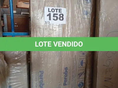 LOTE 158 - 01 - GUARDA ROUPA INFANTIL 4 PORTAS E 3 GAVETAS 100 MDF MIMO BRANCO (NO ESTADO, NÃO SABEMOS SE FUNCIONA. LEILÃO NÃO TEM GARANTIA E NEM DEVOLUÇÃO, SUJEITO A POSSÍVEIS AVARIAS VISÍVEIS/OCULTAS E/OU AUSÊNCIA DE COMPONENTES)