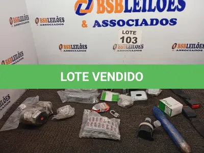 LOTE 103 - 21 – ITENS AUTOMOTIVOS DIVERSOS (NO ESTADO, NÃO SABEMOS SE FUNCIONA. LEILÃO NÃO TEM GARANTIA E NEM DEVOLUÇÃO, SUJEITO A POSSÍVEIS AVARIAS VISÍVEIS/OCULTAS E/OU AUSÊNCIA DE COMPONENTES)