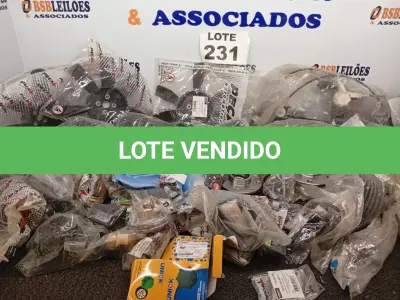 LOTE 231 - APROXIMADO 70 ITENS AUTOMOTIVOS DIVERSOS (NO ESTADO, NÃO SABEMOS SE FUNCIONA. LEILÃO NÃO TEM GARANTIA E NEM DEVOLUÇÃO, SUJEITO A POSSÍVEIS AVARIAS VISÍVEIS/OCULTAS E/OU AUSÊNCIA DE COMPONENTES)