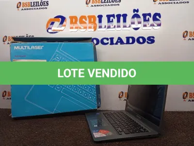 LOTE 110 - 01 - NOTEBOOK MULTILASER PC134 LEGACY BOOK, ATOM Z8350 (NO ESTADO, NÃO SABEMOS SE FUNCIONA. LEILÃO NÃO TEM GARANTIA E NEM DEVOLUÇÃO, SUJEITO A POSSÍVEIS AVARIAS VISÍVEIS/OCULTAS E/OU AUSÊNCIA DE COMPONENTES)