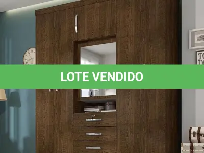 LOTE 152 - 01 - GUARDA-ROUPA MALBEC DE CASAL INCORPLAC (NO ESTADO, NÃO SABEMOS SE FUNCIONA. LEILÃO NÃO TEM GARANTIA E NEM DEVOLUÇÃO, SUJEITO A POSSÍVEIS AVARIAS VISÍVEIS/OCULTAS E/OU AUSÊNCIA DE COMPONENTES)