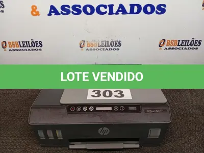 LOTE 303 - 01 - IMPRESSORA MULTIFUNCIONAL HP SMART TANK 517 (NO ESTADO, NÃO SABEMOS SE FUNCIONA. LEILÃO NÃO TEM GARANTIA E NEM DEVOLUÇÃO, SUJEITO A POSSÍVEIS AVARIAS VISÍVEIS/OCULTAS E/OU AUSÊNCIA DE COMPONENTES)