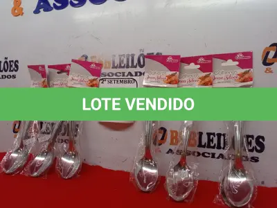LOTE 019 - 06 KITS DE COLHERES COM 06 PEÇAS CADA. (NO ESTADO) ATENÇÃO! FAZER A VISITAÇÃO ANTES DE ARREMATAR, NÃO SABEMOS SE FUNCIONA. LEILÃO NÃO TEM GARANTIA E NEM DEVOLUÇÃO, SUJEITO A POSSÍVEIS AVARIAS VISÍVEIS/OCULTAS E/OU AUSÊNCIA DE COMPONENTES.