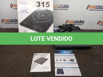 LOTE 315 - 01 - COOKTOP DE INDUÇÃO BCT01P BRITÂNIA 220VOLTS (NO ESTADO, NÃO SABEMOS SE FUNCIONA. LEILÃO NÃO TEM GARANTIA E NEM DEVOLUÇÃO, SUJEITO A POSSÍVEIS AVARIAS VISÍVEIS/OCULTAS E/OU AUSÊNCIA DE COMPONENTES)