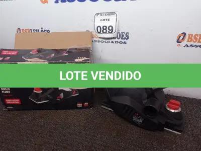 LOTE 089 - 01 PLAINA ELÉTRICA SKIL 220V NOVO. (NO ESTADO) ATENÇÃO! FAZER A VISITAÇÃO ANTES DE ARREMATAR, NÃO SABEMOS SE FUNCIONA. LEILÃO NÃO TEM GARANTIA E NEM DEVOLUÇÃO, SUJEITO A POSSÍVEIS AVARIAS VISÍVEIS/OCULTAS E/OU AUSÊNCIA DE COMPONENTES.