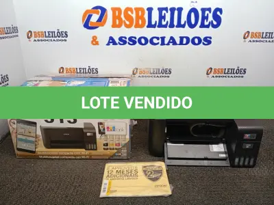 LOTE 313 - 01 - IMPRESSORA MULTIFUNCIONAL EPSON ECOTANK L3250 - TANQUE DE TINTA COLORIDA USB WI-FI (NO ESTADO, NÃO SABEMOS SE FUNCIONA. LEILÃO NÃO TEM GARANTIA E NEM DEVOLUÇÃO, SUJEITO A POSSÍVEIS AVARIAS VISÍVEIS/OCULTAS E/OU AUSÊNCIA DE COMPONENTES)