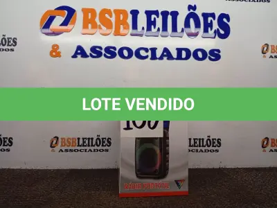 LOTE 100 - 01 RÁDIO PORTÁTIL MARCA GRASEP MODELO D-4138 (NOVO) .  (NO ESTADO, NÃO SABEMOS SE FUNCIONA. LEILÃO NÃO TEM GARANTIA E NEM DEVOLUÇÃO, SUJEITO A POSSÍVEIS AVARIAS VISÍVEIS/OCULTAS E/OU AUSÊNCIA DE COMPONENTES)