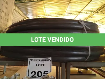 LOTE 205 - 01 ROLO MANG TUBO IRRIGACAO 1 X 2,5 PRETO INDEX. (NO ESTADO) ATENÇÃO! FAZER A VISITAÇÃO ANTES DE ARREMATAR, NÃO SABEMOS SE FUNCIONA. LEILÃO NÃO TEM GARANTIA E NEM DEVOLUÇÃO, SUJEITO A POSSÍVEIS AVARIAS VISÍVEIS/OCULTAS E/OU AUSÊNCIA DE COMPONENTES.