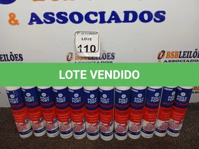 LOTE 110 - 12 CARTUCHOS DE SILICONE ACÉTICO MULTIUSO POLYFORT DE 250G CADA. (NO ESTADO) ATENÇÃO! FAZER A VISITAÇÃO ANTES DE ARREMATAR, NÃO SABEMOS SE FUNCIONA. LEILÃO NÃO TEM GARANTIA E NEM DEVOLUÇÃO, SUJEITO A POSSÍVEIS AVARIAS VISÍVEIS/OCULTAS E/OU AUSÊNCIA DE COMPONENTES.