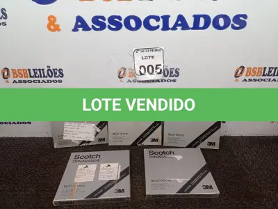 LOTE 005 - 05 FITAS PARA GRAVADOR DE ROLO. (NO ESTADO) ATENÇÃO! FAZER A VISITAÇÃO ANTES DE ARREMATAR, NÃO SABEMOS SE FUNCIONA. LEILÃO NÃO TEM GARANTIA E NEM DEVOLUÇÃO, SUJEITO A POSSÍVEIS AVARIAS VISÍVEIS/OCULTAS E/OU AUSÊNCIA DE COMPONENTES.
