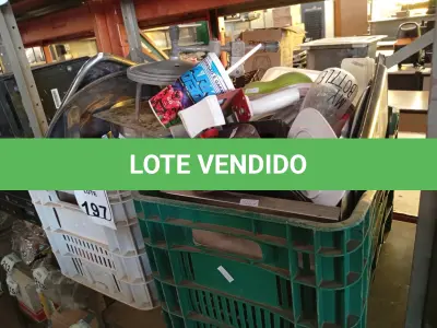 LOTE 197 - 01 LOTE COM UTENSÍLIOS DIVERSOS. (NO ESTADO) ATENÇÃO! FAZER A VISITAÇÃO ANTES DE ARREMATAR, NÃO SABEMOS SE FUNCIONA. LEILÃO NÃO TEM GARANTIA E NEM DEVOLUÇÃO, SUJEITO A POSSÍVEIS AVARIAS VISÍVEIS/OCULTAS E/OU AUSÊNCIA DE COMPONENTES.