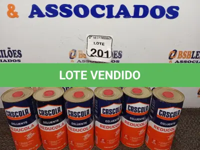 LOTE 201 - 06 DILUENTES MARCA CASCOLA. (NO ESTADO) ATENÇÃO! FAZER A VISITAÇÃO ANTES DE ARREMATAR, NÃO SABEMOS SE FUNCIONA. LEILÃO NÃO TEM GARANTIA E NEM DEVOLUÇÃO, SUJEITO A POSSÍVEIS AVARIAS VISÍVEIS/OCULTAS E/OU AUSÊNCIA DE COMPONENTES.