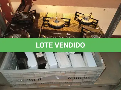 LOTE 171 - 01 FOGÃO COOKTOP E UTENSÍLIOS DIVERSOS. (NO ESTADO) ATENÇÃO! FAZER A VISITAÇÃO ANTES DE ARREMATAR, NÃO SABEMOS SE FUNCIONA. LEILÃO NÃO TEM GARANTIA E NEM DEVOLUÇÃO, SUJEITO A POSSÍVEIS AVARIAS VISÍVEIS/OCULTAS E/OU AUSÊNCIA DE COMPONENTES.