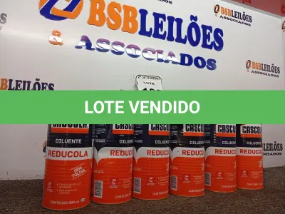 LOTE 183 - 06 DILUENTES MARCA CASCOLA. (NO ESTADO) ATENÇÃO! FAZER A VISITAÇÃO ANTES DE ARREMATAR, NÃO SABEMOS SE FUNCIONA. LEILÃO NÃO TEM GARANTIA E NEM DEVOLUÇÃO, SUJEITO A POSSÍVEIS AVARIAS VISÍVEIS/OCULTAS E/OU AUSÊNCIA DE COMPONENTES.