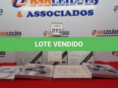 LOTE 015 - 05 FITAS PARA GRAVADOR DE ROLO. (NO ESTADO) ATENÇÃO! FAZER A VISITAÇÃO ANTES DE ARREMATAR, NÃO SABEMOS SE FUNCIONA. LEILÃO NÃO TEM GARANTIA E NEM DEVOLUÇÃO, SUJEITO A POSSÍVEIS AVARIAS VISÍVEIS/OCULTAS E/OU AUSÊNCIA DE COMPONENTES.
