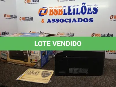 LOTE 313 - 01 - IMPRESSORA MULTIFUNCIONAL EPSON ECOTANK L3250 - TANQUE DE TINTA COLORIDA USB WI-FI (NO ESTADO, NÃO SABEMOS SE FUNCIONA. LEILÃO NÃO TEM GARANTIA E NEM DEVOLUÇÃO, SUJEITO A POSSÍVEIS AVARIAS VISÍVEIS/OCULTAS E/OU AUSÊNCIA DE COMPONENTES)