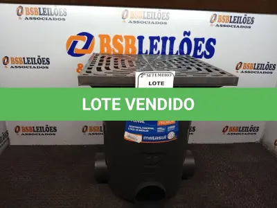 LOTE 145 - 01 CAIXA COLETORA DE ÁGUA PLUVIAL GRANDE PREMIUM PT METASUL (NO ESTADO) ATENÇÃO! FAZER A VISITAÇÃO ANTES DE ARREMATAR, NÃO SABEMOS SE FUNCIONA. LEILÃO NÃO TEM GARANTIA E NEM DEVOLUÇÃO, SUJEITO A POSSÍVEIS AVARIAS VISÍVEIS/OCULTAS E/OU AUSÊNCIA DE COMPONENTES.