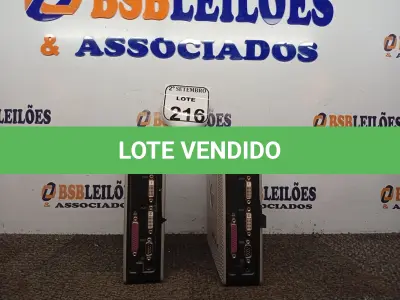 LOTE 216 - 02 MINI CPUS HP. (NO ESTADO) ATENÇÃO! FAZER A VISITAÇÃO ANTES DE ARREMATAR, NÃO SABEMOS SE FUNCIONA. LEILÃO NÃO TEM GARANTIA E NEM DEVOLUÇÃO, SUJEITO A POSSÍVEIS AVARIAS VISÍVEIS/OCULTAS E/OU AUSÊNCIA DE COMPONENTES.
