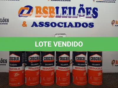 LOTE 183 - 06 DILUENTES MARCA CASCOLA. (NO ESTADO) ATENÇÃO! FAZER A VISITAÇÃO ANTES DE ARREMATAR, NÃO SABEMOS SE FUNCIONA. LEILÃO NÃO TEM GARANTIA E NEM DEVOLUÇÃO, SUJEITO A POSSÍVEIS AVARIAS VISÍVEIS/OCULTAS E/OU AUSÊNCIA DE COMPONENTES.
