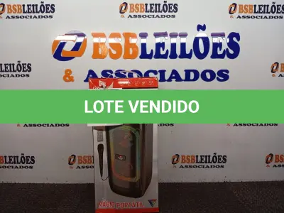 LOTE 081 - 01 – RÁDIO PORTÁTIL COM BLUETOOTH MARCA GRASEP MODELO D-S32 COM MICROFONE E CONTROLE.(NOVO) (NO ESTADO, NÃO SABEMOS SE FUNCIONA. LEILÃO NÃO TEM GARANTIA E NEM DEVOLUÇÃO, SUJEITO A POSSÍVEIS AVARIAS VISÍVEIS/OCULTAS E/OU AUSÊNCIA DE COMPONENTES)