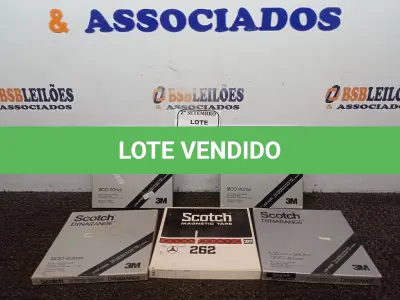 LOTE 082 - 05 FITAS PARA GRAVADOR DE ROLO. (NO ESTADO) ATENÇÃO! FAZER A VISITAÇÃO ANTES DE ARREMATAR, NÃO SABEMOS SE FUNCIONA. LEILÃO NÃO TEM GARANTIA E NEM DEVOLUÇÃO, SUJEITO A POSSÍVEIS AVARIAS VISÍVEIS/OCULTAS E/OU AUSÊNCIA DE COMPONENTES.