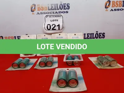 LOTE 021 - 09 PILHAS AAA ALCALINA ELGIN LR03 (BLISTER C/2) ELGIN. (NO ESTADO) ATENÇÃO! FAZER A VISITAÇÃO ANTES DE ARREMATAR, NÃO SABEMOS SE FUNCIONA. LEILÃO NÃO TEM GARANTIA E NEM DEVOLUÇÃO, SUJEITO A POSSÍVEIS AVARIAS VISÍVEIS/OCULTAS E/OU AUSÊNCIA DE COMPONENTES.