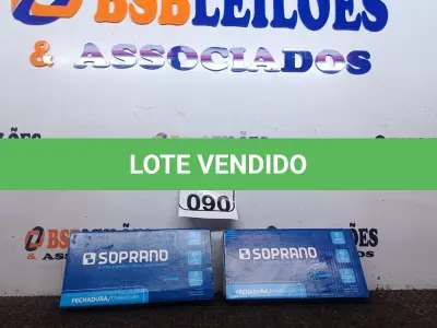 LOTE 090 - 02 FECHADURAS POPLINE ALAVANCA CR SOPRANO (NO ESTADO) ATENÇÃO! FAZER A VISITAÇÃO ANTES DE ARREMATAR, NÃO SABEMOS SE FUNCIONA. LEILÃO NÃO TEM GARANTIA E NEM DEVOLUÇÃO, SUJEITO A POSSÍVEIS AVARIAS VISÍVEIS/OCULTAS E/OU AUSÊNCIA DE COMPONENTES.