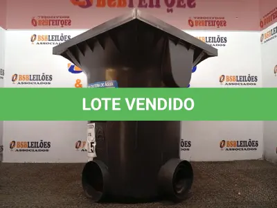 LOTE 115 - 01 CAIXA COLETORA DE ÁGUA PLUVIAL GRANDE PREMIUM PT METASUL (NO ESTADO) ATENÇÃO! FAZER A VISITAÇÃO ANTES DE ARREMATAR, NÃO SABEMOS SE FUNCIONA. LEILÃO NÃO TEM GARANTIA E NEM DEVOLUÇÃO, SUJEITO A POSSÍVEIS AVARIAS VISÍVEIS/OCULTAS E/OU AUSÊNCIA DE COMPONENTES.