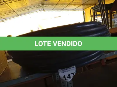 LOTE 147 - 01 ROLO MANG TUBO IRRIGACAO 1 X 2,5 PRETO INDEX (NO ESTADO) ATENÇÃO! FAZER A VISITAÇÃO ANTES DE ARREMATAR, NÃO SABEMOS SE FUNCIONA. LEILÃO NÃO TEM GARANTIA E NEM DEVOLUÇÃO, SUJEITO A POSSÍVEIS AVARIAS VISÍVEIS/OCULTAS E/OU AUSÊNCIA DE COMPONENTES.