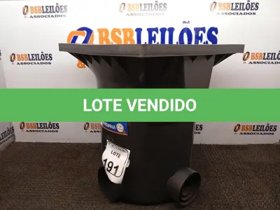 LOTE 191 - 01 CAIXA COLETORA DE ÁGUA PLUVIAL GRANDE PREMIUM PT METASUL (NO ESTADO) ATENÇÃO! FAZER A VISITAÇÃO ANTES DE ARREMATAR, NÃO SABEMOS SE FUNCIONA. LEILÃO NÃO TEM GARANTIA E NEM DEVOLUÇÃO, SUJEITO A POSSÍVEIS AVARIAS VISÍVEIS/OCULTAS E/OU AUSÊNCIA DE COMPONENTES.