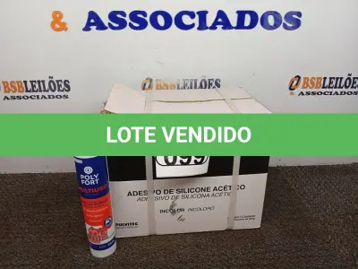 LOTE 099 - 24 CARTUCHOS DE SILICONE ACÉTICO MULTIUSO POLYFORT DE 250G CADA. (NO ESTADO) ATENÇÃO! FAZER A VISITAÇÃO ANTES DE ARREMATAR, NÃO SABEMOS SE FUNCIONA. LEILÃO NÃO TEM GARANTIA E NEM DEVOLUÇÃO, SUJEITO A POSSÍVEIS AVARIAS VISÍVEIS/OCULTAS E/OU AUSÊNCIA DE COMPONENTES.