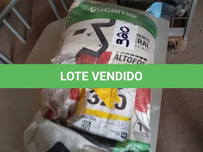 LOTE 320 - 01 - SUPLEMENTO MINERAL PARA BOVINOS COCAMAR (NO ESTADO, NÃO SABEMOS SE FUNCIONA. LEILÃO NÃO TEM GARANTIA E NEM DEVOLUÇÃO, SUJEITO A POSSÍVEIS AVARIAS VISÍVEIS/OCULTAS E/OU AUSÊNCIA DE COMPONENTES)