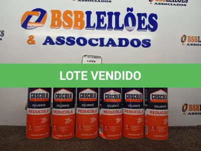 LOTE 111 - 06 DILUENTES MARCA CASCOLA. (NO ESTADO) ATENÇÃO! FAZER A VISITAÇÃO ANTES DE ARREMATAR, NÃO SABEMOS SE FUNCIONA. LEILÃO NÃO TEM GARANTIA E NEM DEVOLUÇÃO, SUJEITO A POSSÍVEIS AVARIAS VISÍVEIS/OCULTAS E/OU AUSÊNCIA DE COMPONENTES.