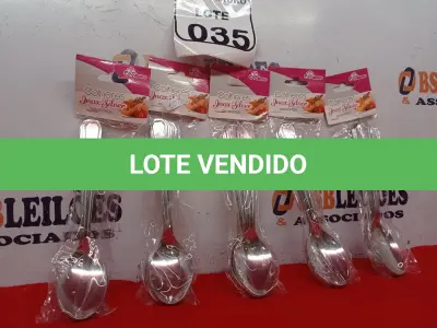 LOTE 035 - 05 KITS DE COLHERES COM 06 PEÇAS CADA. (NO ESTADO) ATENÇÃO! FAZER A VISITAÇÃO ANTES DE ARREMATAR, NÃO SABEMOS SE FUNCIONA. LEILÃO NÃO TEM GARANTIA E NEM DEVOLUÇÃO, SUJEITO A POSSÍVEIS AVARIAS VISÍVEIS/OCULTAS E/OU AUSÊNCIA DE COMPONENTES.