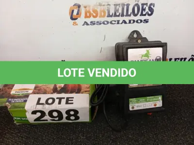 LOTE 298 - 01 - ELETRIFICADOR DE CERCA RURAL PA0500-3 (0.5J-110-220V) 60KM (NO ESTADO, NÃO SABEMOS SE FUNCIONA. LEILÃO NÃO TEM GARANTIA E NEM DEVOLUÇÃO, SUJEITO A POSSÍVEIS AVARIAS VISÍVEIS/OCULTAS E/OU AUSÊNCIA DE COMPONENTES)