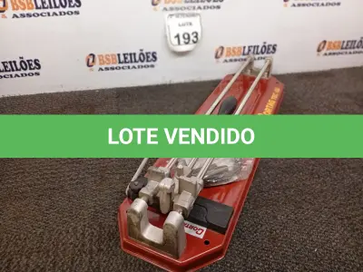 LOTE 193 - 01 CORTADOR DE PISO TEC 50 50CM CORTAG.  (NO ESTADO) ATENÇÃO! FAZER A VISITAÇÃO ANTES DE ARREMATAR, NÃO SABEMOS SE FUNCIONA. LEILÃO NÃO TEM GARANTIA E NEM DEVOLUÇÃO, SUJEITO A POSSÍVEIS AVARIAS VISÍVEIS/OCULTAS E/OU AUSÊNCIA DE COMPONENTES.