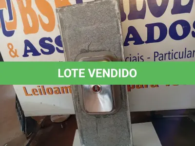 LOTE 114 - 01 PIA VERDE UBATUBA 1,50 STD LA GRANITOS. (NO ESTADO) ATENÇÃO! FAZER A VISITAÇÃO ANTES DE ARREMATAR, NÃO SABEMOS SE FUNCIONA. LEILÃO NÃO TEM GARANTIA E NEM DEVOLUÇÃO, SUJEITO A POSSÍVEIS AVARIAS VISÍVEIS/OCULTAS E/OU AUSÊNCIA DE COMPONENTES.