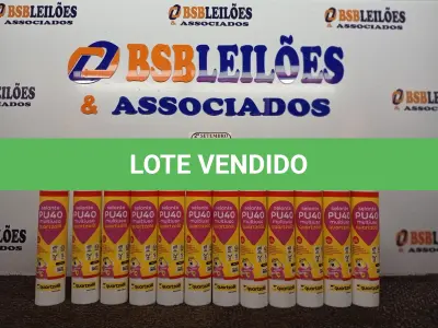 LOTE 196 - 12 SELANTES PU40 MULTIUSO COR PRETO 360G CADA. (NO ESTADO) ATENÇÃO! FAZER A VISITAÇÃO ANTES DE ARREMATAR, NÃO SABEMOS SE FUNCIONA. LEILÃO NÃO TEM GARANTIA E NEM DEVOLUÇÃO, SUJEITO A POSSÍVEIS AVARIAS VISÍVEIS/OCULTAS E/OU AUSÊNCIA DE COMPONENTES.
