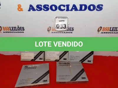 LOTE 033 - 05 FITAS PARA GRAVADOR DE ROLO. (NO ESTADO) ATENÇÃO! FAZER A VISITAÇÃO ANTES DE ARREMATAR, NÃO SABEMOS SE FUNCIONA. LEILÃO NÃO TEM GARANTIA E NEM DEVOLUÇÃO, SUJEITO A POSSÍVEIS AVARIAS VISÍVEIS/OCULTAS E/OU AUSÊNCIA DE COMPONENTES.