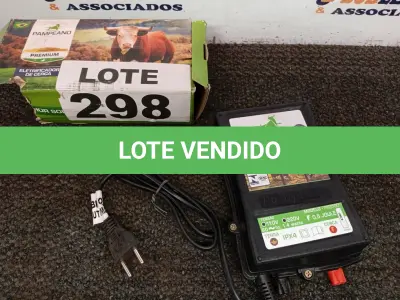 LOTE 298 - 01 - ELETRIFICADOR DE CERCA RURAL PA0500-3 (0.5J-110-220V) 60KM (NO ESTADO, NÃO SABEMOS SE FUNCIONA. LEILÃO NÃO TEM GARANTIA E NEM DEVOLUÇÃO, SUJEITO A POSSÍVEIS AVARIAS VISÍVEIS/OCULTAS E/OU AUSÊNCIA DE COMPONENTES)